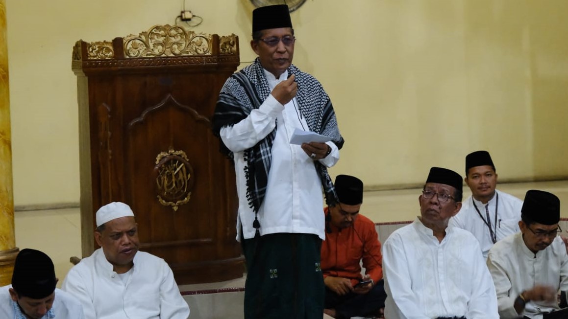 Wagub Abdullah Sani safari Ramadan 1444 H pertama di Masjid Akbar Sridadi, Minggu (26/3)