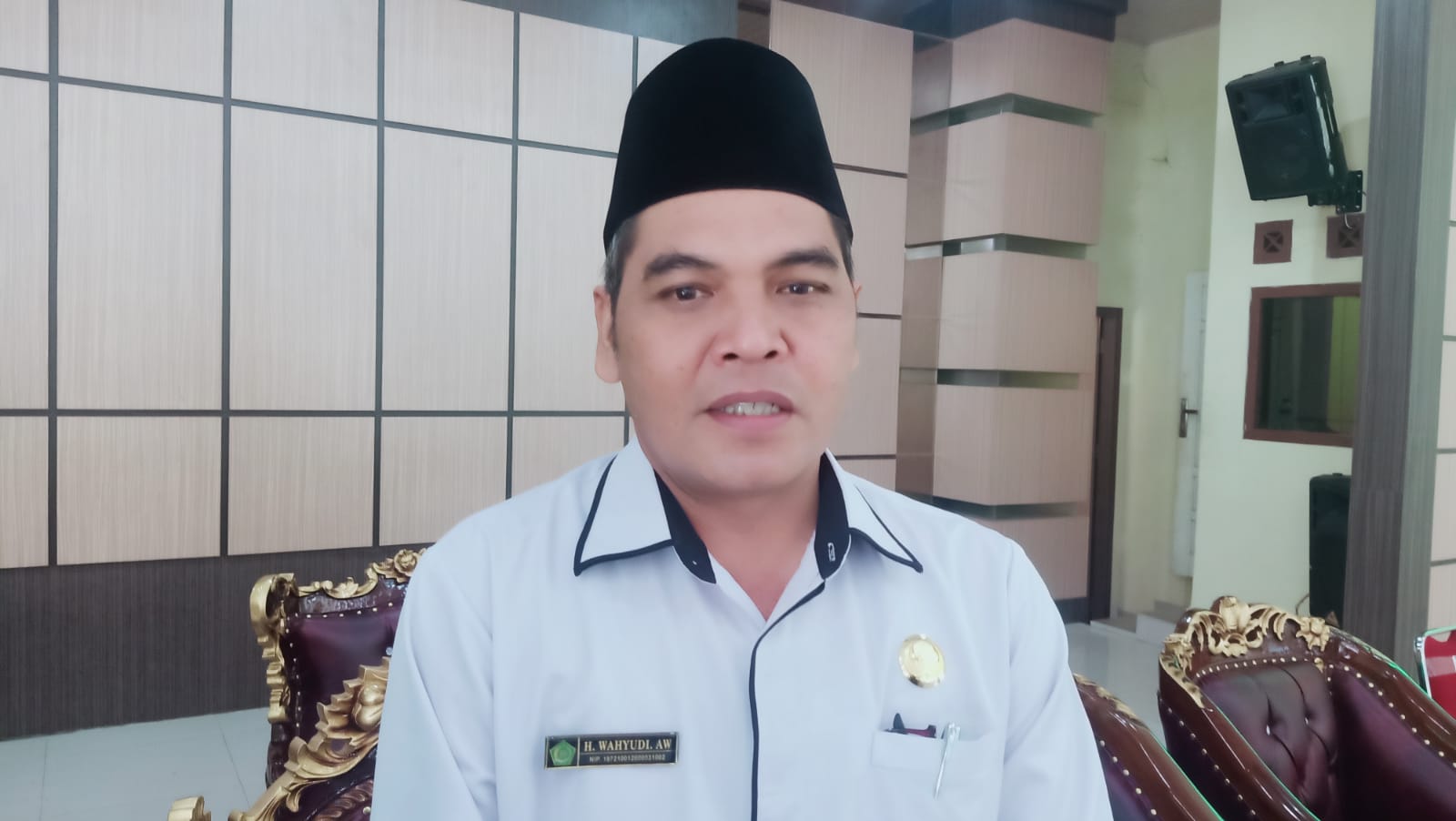 Kabid Penyelenggaraan Haji dan Umrah Kantor Wilayah Kemenag Provinsi Jambi, Wahyudi Abdul Wahab