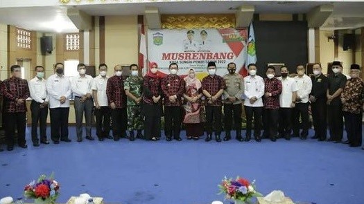 Walikota Ahmadi saat buka secara resmi Musrenbang tingkat Kota Sungai Penuh 